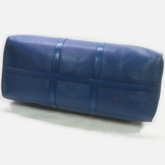 Louis Vuitton Blue epi keepall 50 - Picture 3 of 8